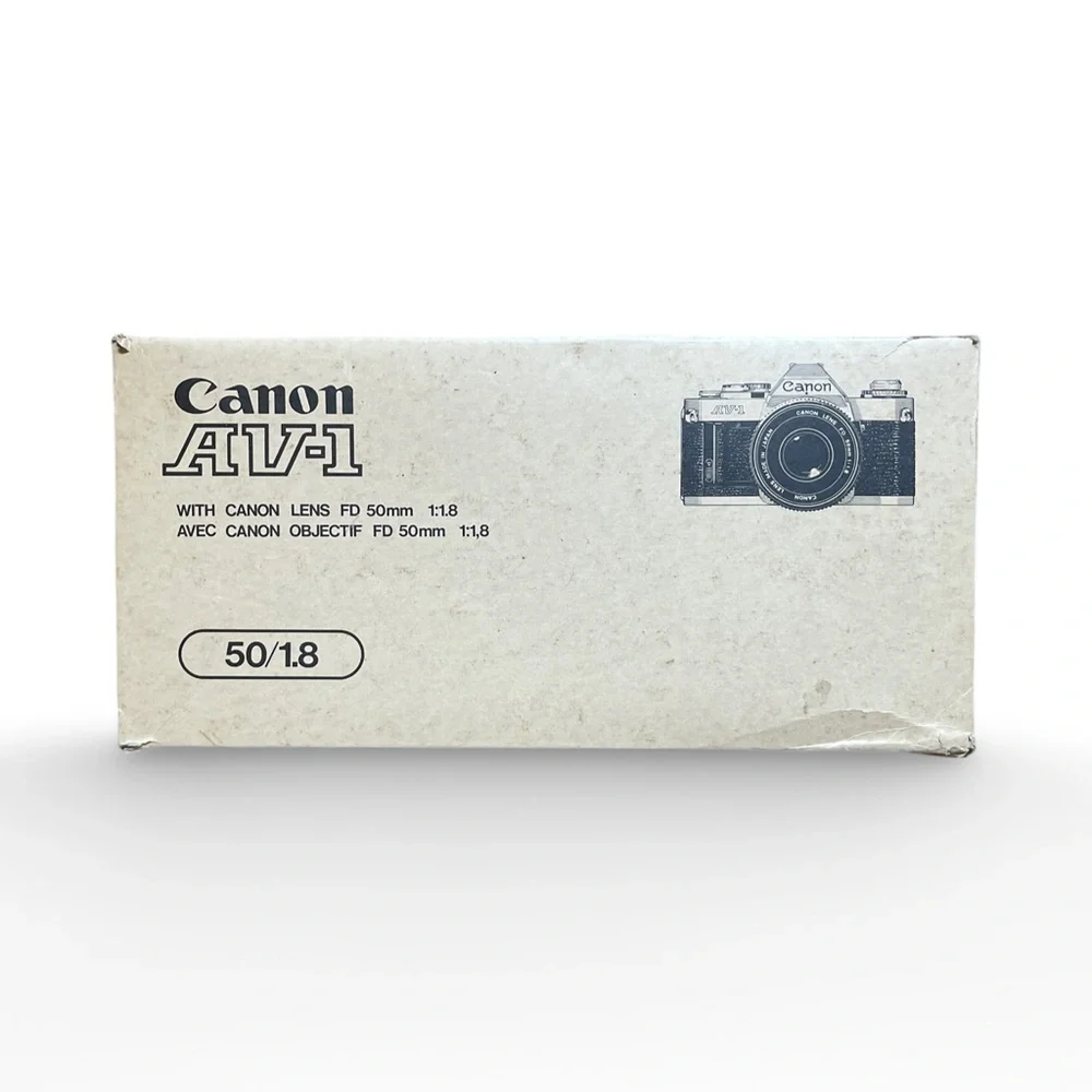 Vintage Canon AV-1 SLR Film Camera Kit